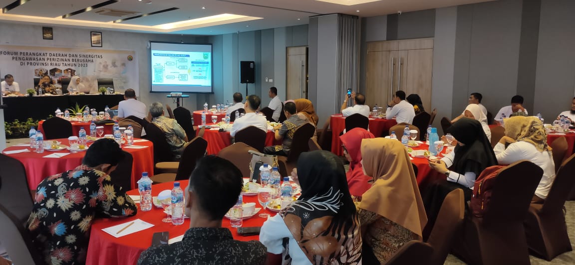Forum Perangkat Daerah dan Sinergitas Pengawasan Perizinan Berusaha Di Provinsi Riau Tahun 2023