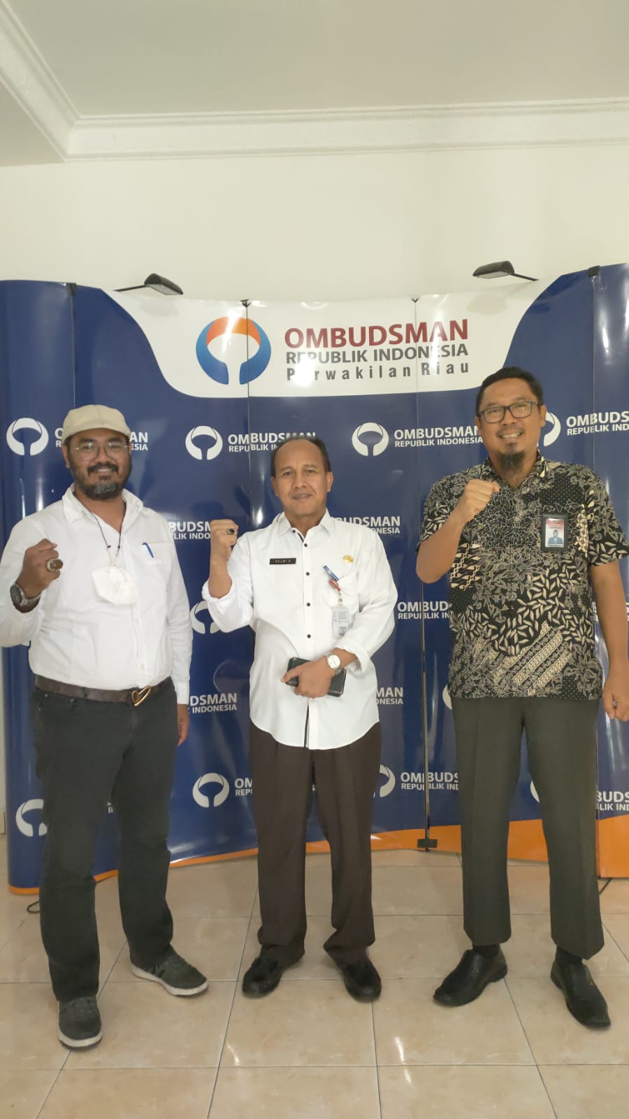 Konsolidasi Dengan Kepala Perwakilan Ombudsman Provinsi Riau