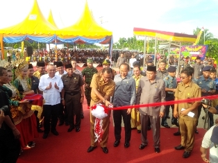 Jembatan Pedamaran I dan II Diresmikan ( Ikon Kabupaten Rokan Hilir )