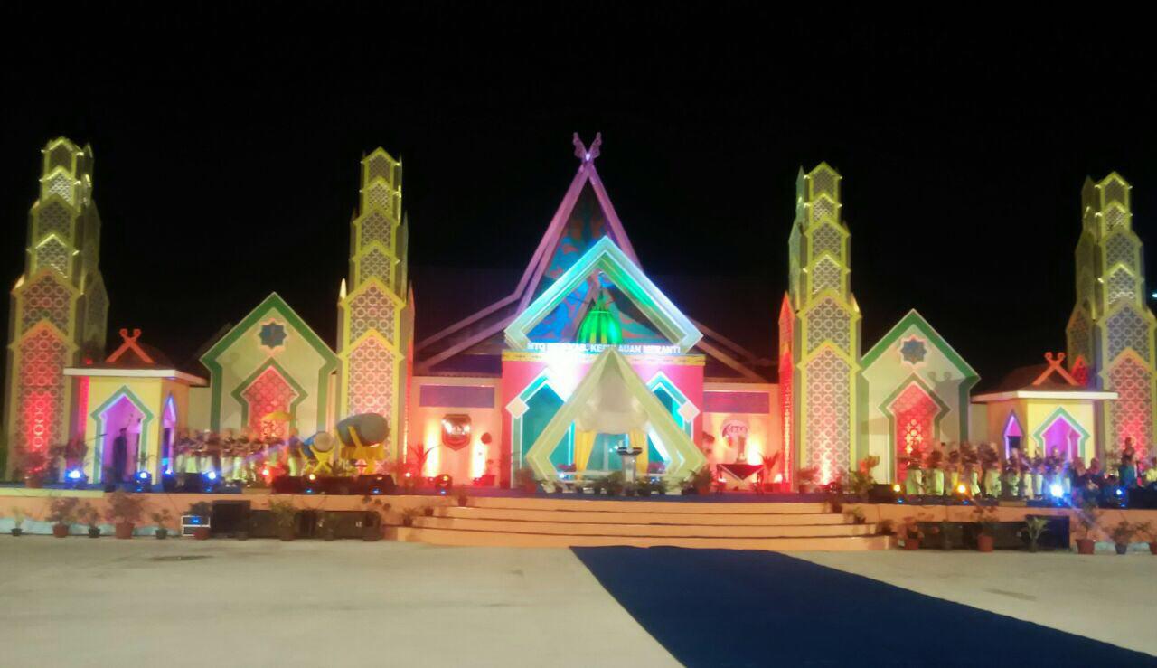 Pembukaan Musabaqah Tilawatil Quran (MTQ) ke-8 Tingkat Kabupaten Kepulauan Meranti Berlangsung Meriah