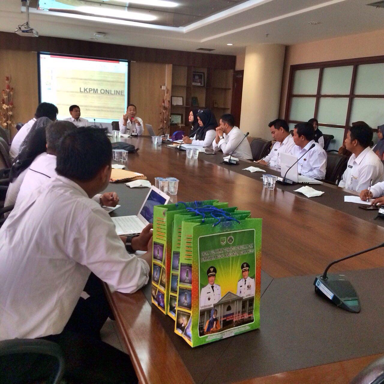 Sosialisasi LKPM Online Untuk Aparatur BPMPTSP Kab. Rokan Hulu