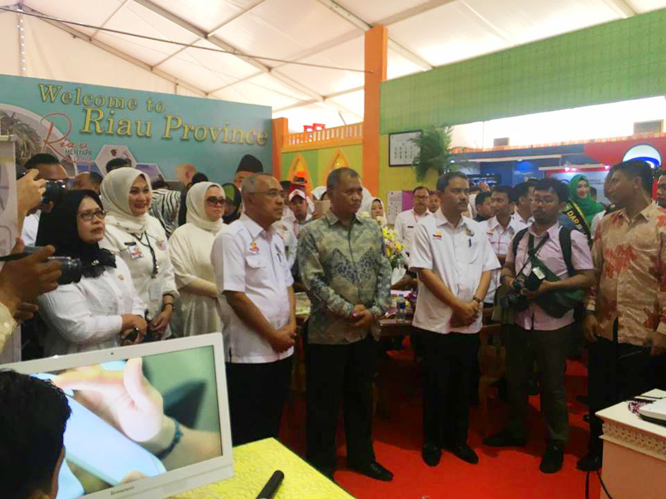 Ketua KPK RI dan Gubernur Riau Resmi Launching Aplikasi Perizinan Mobile Pemerintah Provinsi Riau