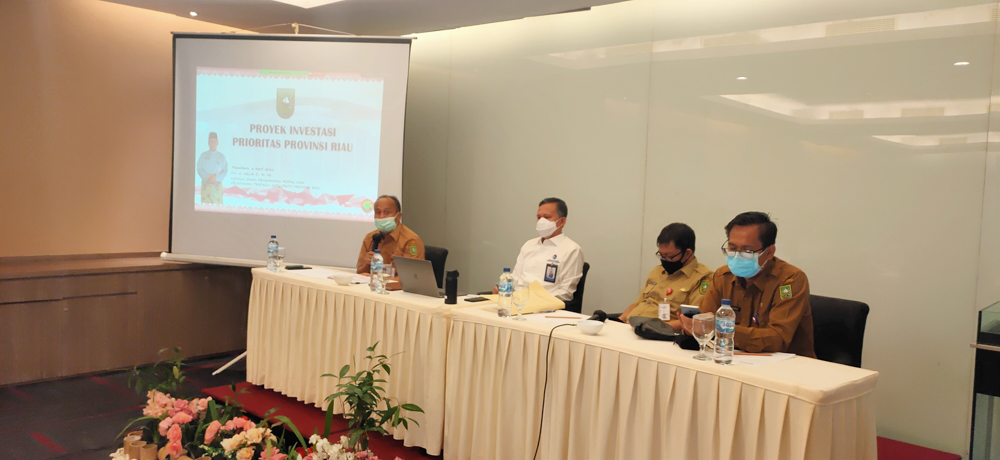 Rakor Pemantauan Penanaman Modal di Provinsi Riau dan Diskusi Implementasi UUCK Untuk Mendukung Kemudahan Berusaha
