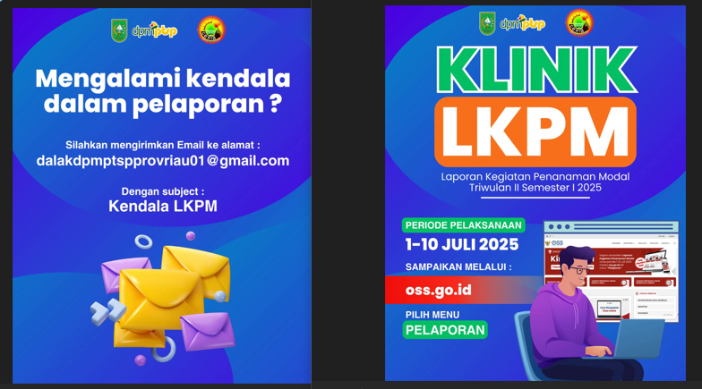 DPMPTSP Provinsi Riau Buka Klinik LKPM Triwulan II Semester I Tahun 2025